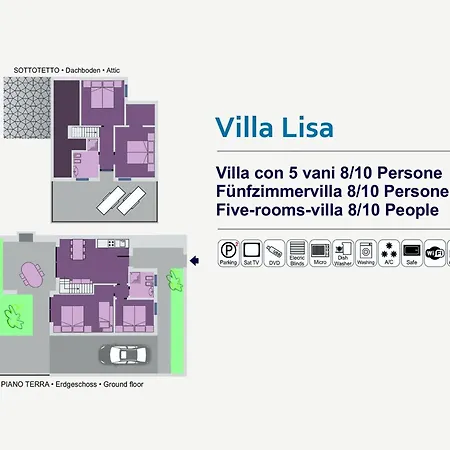 Villa Brand New With Private Fenced Garden Bibione